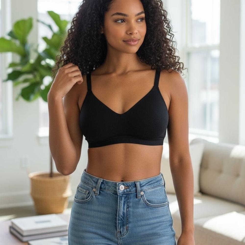 SALE EUC JOYSPUN Sz. XXXL Black Padded Bra‎